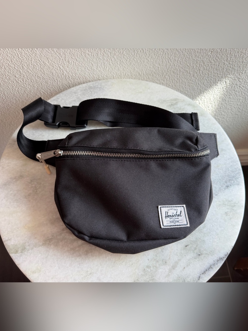 Hershel Black Fannypack, Waist bag, Crossbody purse